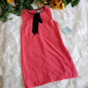 CeCe  Rosie Tie Neck Shift Dress